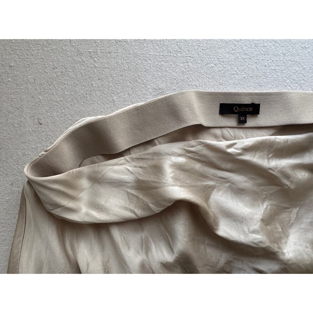 QUINCE washable silk skirt 2X - Picture 6 of 11